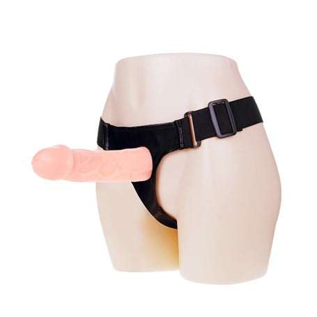 15,5 cm Belden Bağlamalı İçi Boş Protez Penis - CA-BDM1026