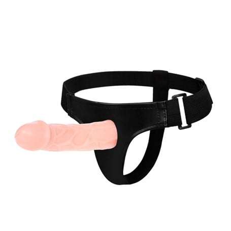 15,5 cm Belden Bağlamalı İçi Boş Protez Penis - CA-BDM1026
