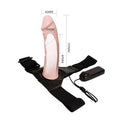 15,5 cm İçi Boş Belden Bağlamalı Titreşimli Protez Penis Vibratör - B1211