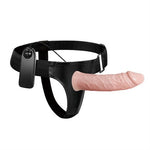 %10 İndirimli - 15,5 cm İçi Boş Belden Bağlamalı Titreşimli Protez Penis Vibratör - CA-B1211