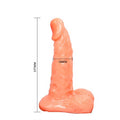15,7 cm Belden Bağlamalı İçi Dolu Strapon Penis - BDM2023