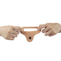 16 cm Realistik Titreşimli Anal Dildo & Penis Halkası - LV1132
