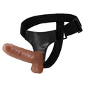16 cm Yeni Nesil Belden Bağlamalı İçi Dolu Titreşimli Strapon Penis - BDM2264