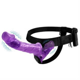 Belden Bağlamalı Çift Taraflı Titreşimli Strapon Dildo - CA-BDM2260