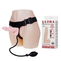 16,5 cm Belden Bağlamalı Şişirilebilir Strapon Penis - B1051