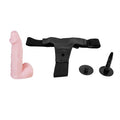 16,5 cm Belden Bağlamalı Şişirilebilir Strapon Penis - B1051