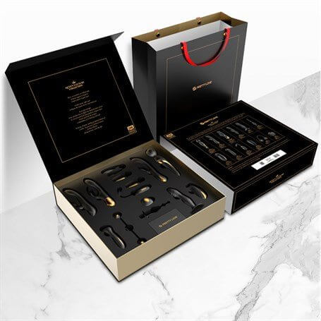 12 Parçalı 18K Altın Kaplamalı Elit Vibratör Seti - Queen's Collection - BDM1905