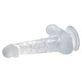 16,7 cm Şeffaf Realistik Damarlı Vantuzlu Dildo Penis - BDM0818
