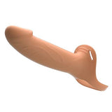 16,8 cm Belden Bağlamalı İçi Boş 4,2 cm Dolgulu Strapon Penis - Landon S - BDM1461