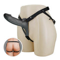 16,8 cm Belden Bağlamalı İçi Boş 4,2 cm Dolgulu Strapon Penis - Landon - BDM1460