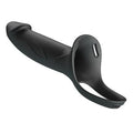16,8 cm Belden Bağlamalı İçi Boş 4,2 cm Dolgulu Strapon Penis - Landon - BDM1460