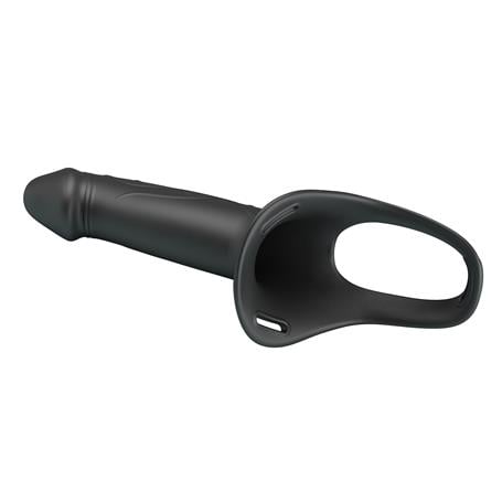 16,8 cm Belden Bağlamalı İçi Boş 4,2 cm Dolgulu Strapon Penis - Landon - BDM1460