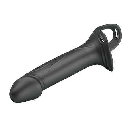 16,8 cm Belden Bağlamalı İçi Boş 4,2 cm Dolgulu Strapon Penis - Landon - BDM1460