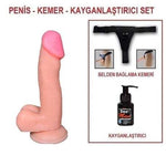 17 cm Belden Bau011flamalu0131 Realistik Dildo Penis Set - U6020B