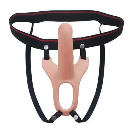 17 cm Oxford Belden Bağlamalı İçi Boş Protez Penis - CA-BDM1014