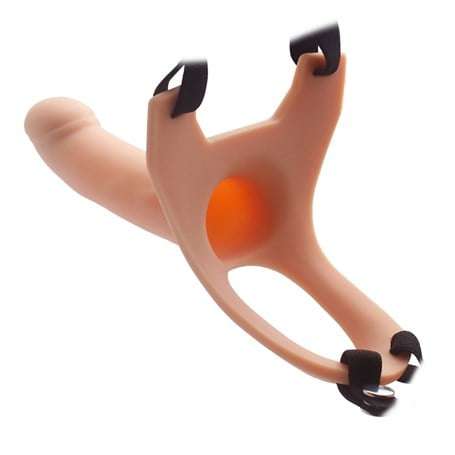 17 cm Oxford Belden Bağlamalı İçi Boş Protez Penis - BDM1014