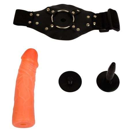 17 cm Bacak Bağlamalı Strapon Penis - 2235