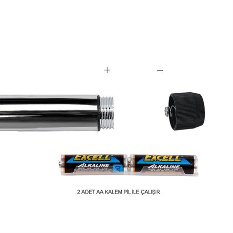 17 cm Titreşimli Metal Vibratör - B1076