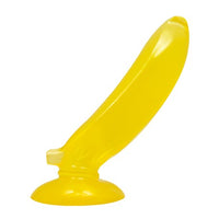 17 cm Vantuzlu Muz Şeklinde Silikon Anal Plug - BDM1707