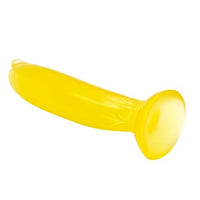 17 cm Vantuzlu Muz Şeklinde Silikon Anal Plug - BDM1707