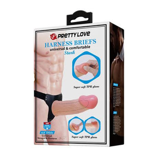 17,5 cm Belden Bağlamalı İçi Boş Protez Penis - CA-BDM1330