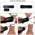 18 cm Belden Bağlamalı 360° Oynar Başlı Vibratör Penis + Kemer + Kayganlaştırıcı Hediyeli - BDM1010B