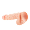 18 cm Realistik Damarlı Vantuzlu Dildo Penis - BDM2108