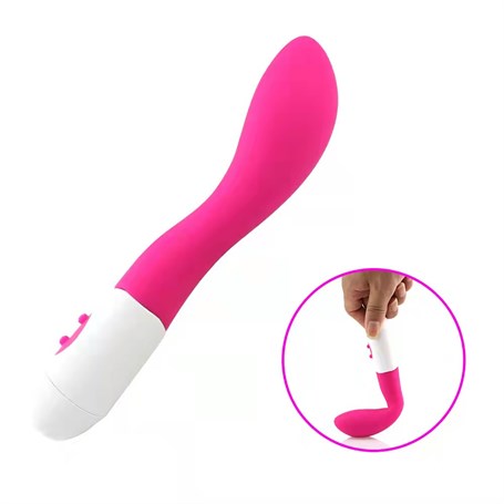 18,5 cm Güçlü Titreşimli Özel Kıvrımlı Teknolojik Vibratör - BDM022