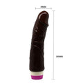 18,5 cm Titreşimli Melez Realistik Vibratör Penis Dildo - B1062