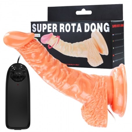 19 cm Belden Bağlamalı Gerçekçi Titreşimli Dildo Vibratör Penis Set - BDM8082B