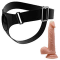 19 cm Belden Bağlamalı İçi Dolu Strapon Penis - Kevin - BDM1500