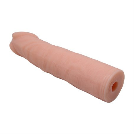 19 cm Belden Bağlamalı İçi Dolu Strapon Penis - BDM2212