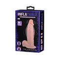 19 cm Belden Bağlamalı Pompalı Büyüyen Realistik Penis Anal Vajinal Dildo Mastürbatör - B1033B