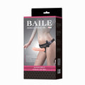 19 cm Belden Bağlamalı Titreşimli İçi Dolu Strapon Penis - BDM2228