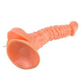 19 cm Belden Bağlamalı Gerçekçi Titreşimli Dildo Vibratör Penis Set - BDM8082B