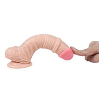 19 cm Gerçekçi Titreşimli Dildo Vibratör Penis - Thunder - BDM10023V