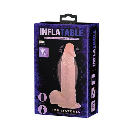 19 cm Pompalı Büyüyen Realistik Penis Anal Vajinal Dildo Mastürbatör - B1033
