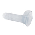 19 cm Şeffaf Realistik Damarlı Vantuzlu Dildo Penis - BDM0871