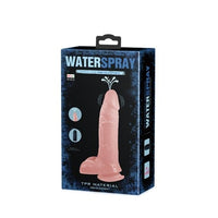 19,3 cm Belden Bağlamalı Su Fışkırtmalı Realistik Titreşimli Penis Anal Vajinal Dildo Mastürbatör - CA-B1273B