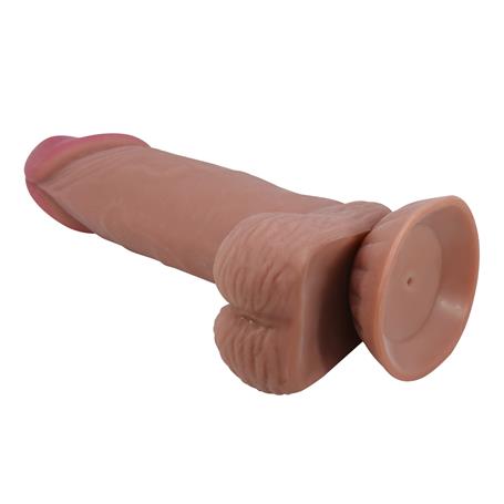 19,4 cm Kıkırdak Yapılı Çift Katmanlı Gerçekçi Dildo Penis - CA-BDM1321