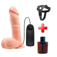 19,5 cm Belden Bau011flamalu0131 Ger&ccedil;ek&ccedil;i Titreu015fimli Dildo Vibrat&ouml;r Penis - BDM0817FB