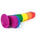 19,5 cm Renkli Realistik Vantuzlu Dildo Penis - LV410026