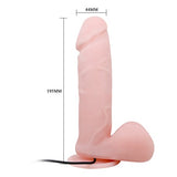 19,5 cm Titreşimli Vibratör Realistik Penis Dildo - Dong - BDM8017RB