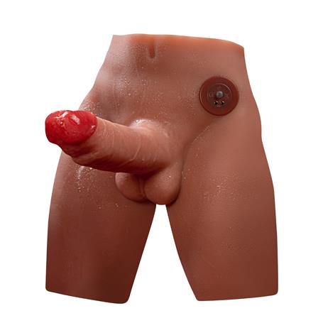 2 İşlevli Gerçekçi Ölçülerde Realistik İleri Geri Hareketli 17 cm Penisli Anal Girişli Erkek Vücut - Jason - BDM1592