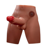 2 İşlevli Gerçekçi Ölçülerde Realistik İleri Geri Hareketli 17 cm Penisli Anal Girişli Erkek Vücut - Jason - BDM1592