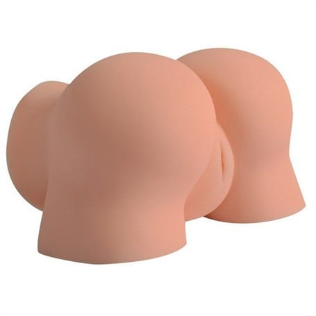 2 İşlevli 3D Realistik Kalça Suni Vajina Anüs Mastürbatör - Bad Girl - BDM5009