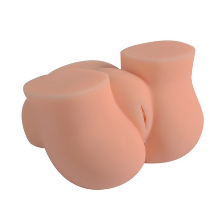 2 İşlevli 3D Realistik Kalça Suni Vajina Anüs Mastürbatör - Bad Girl - BDM5009