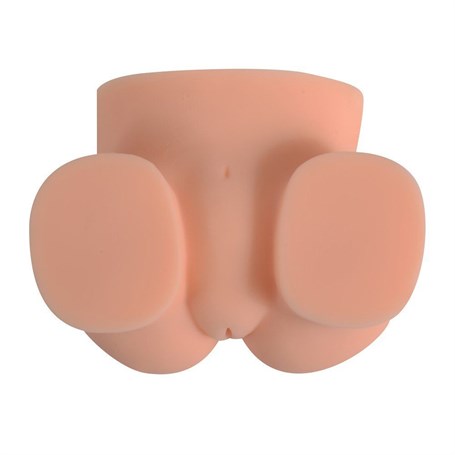 2 İşlevli 3D Realistik Kalça Suni Vajina Anüs Mastürbatör - Bad Girl - BDM5009
