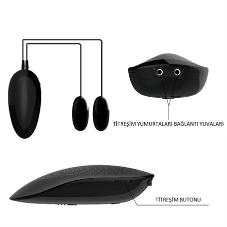 2 İşlevli Titreşimli Suni Vajinal ve Anal Masturbatör - B1224