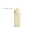 20 cm Belden Bağlamalı Oynar Başlı Vibratör İçi Dolu Strapon Penis - BDM0125